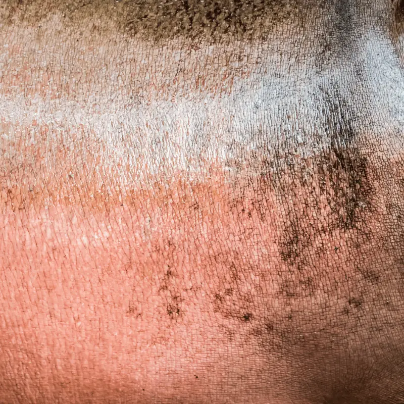 hippos skin close up, pink and brown colour
